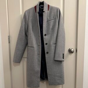 J Crew  |  Regent Coat  |  Size 8  |  Grey